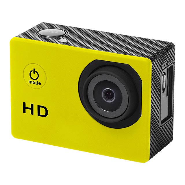 Komir - sports camera - yellow
