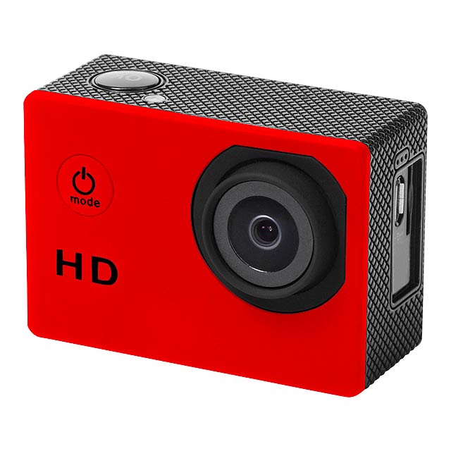 Komir - sports camera - red