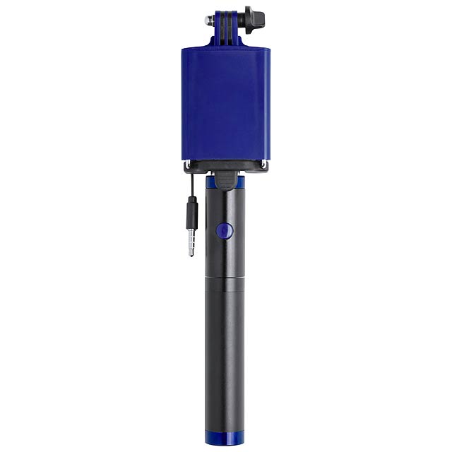 Slatham - selfie stick with power bank - blue