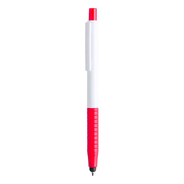 Rulets dotykové kuličkové pero - červená