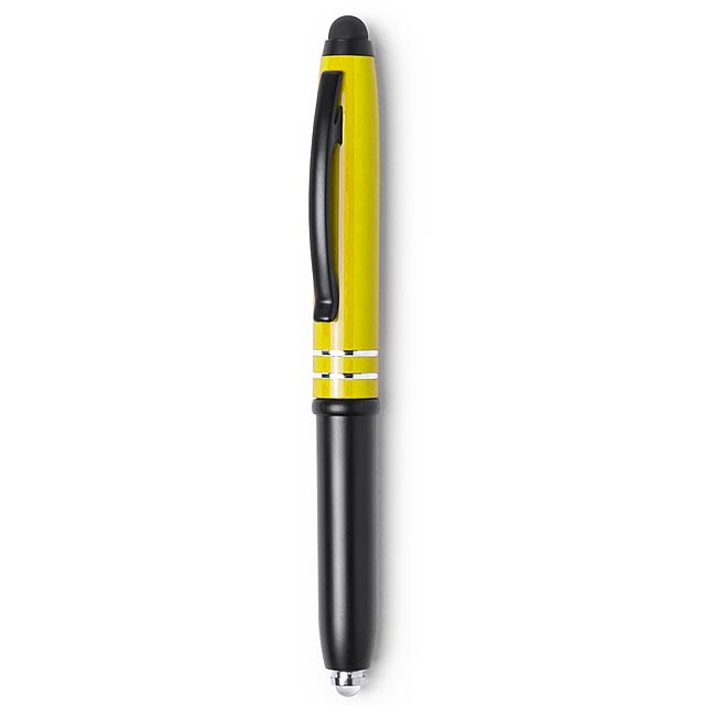Corlem dotykové kuličkové pero - žlutá