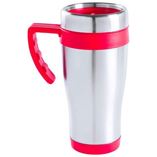 Carson - thermo mug - red
