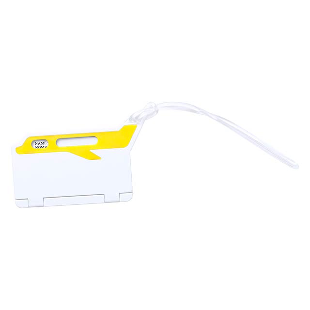 Mufix - luggage tag - yellow