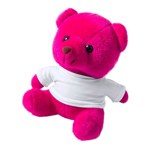 Alison - teddy bear - fuchsia