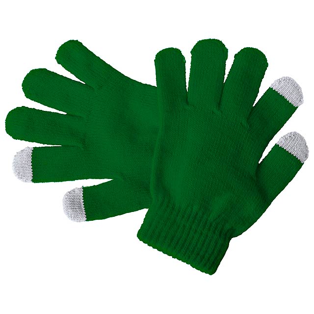 Pigun dotykové rukavice pro děti - zelená