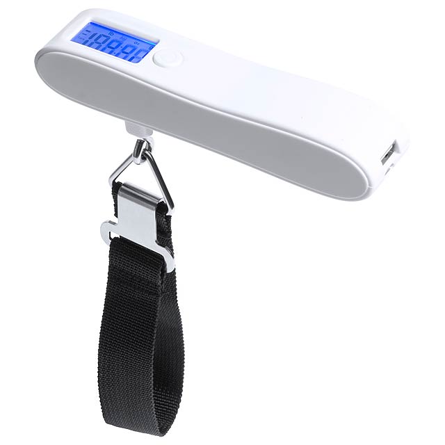 Hargol - luggage scale with power bank - white