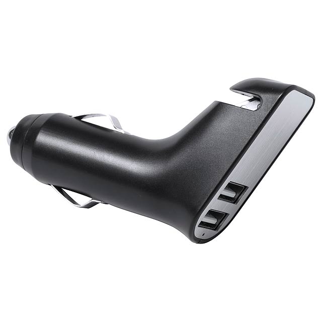 Santer multifunkční USB nabíječka do auta - čierna