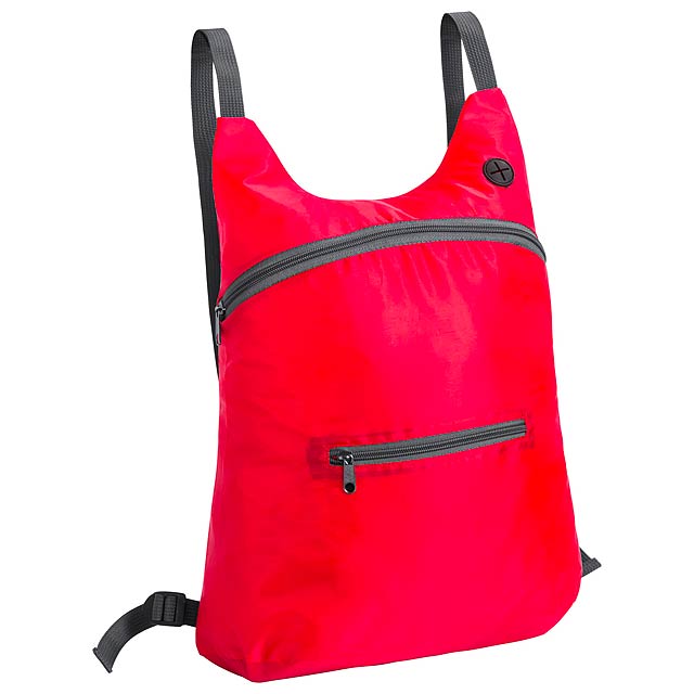 Mathis - foldable backpack - red