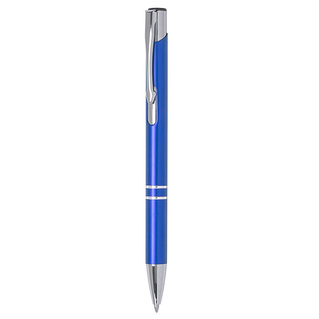 Hliníkové kuličkové pero.   - modrá - foto