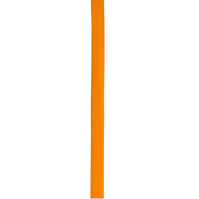 Polyester stuha na klobouky - oranžová