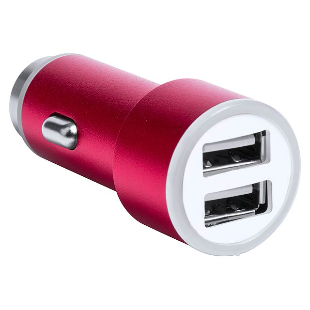 Hesmel - USB car charger  - red