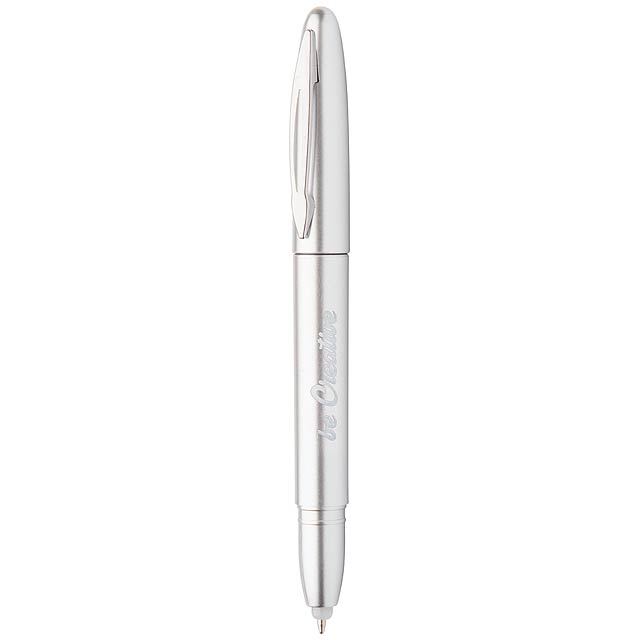 Renseix dotykové kuličkové pero - stříbrná