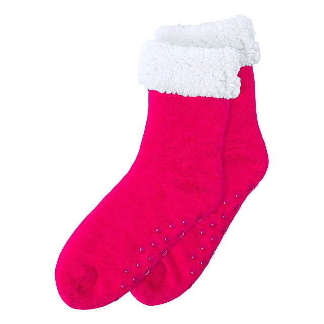 Molbik ponožky - fuchsiová (tm. ružová)
