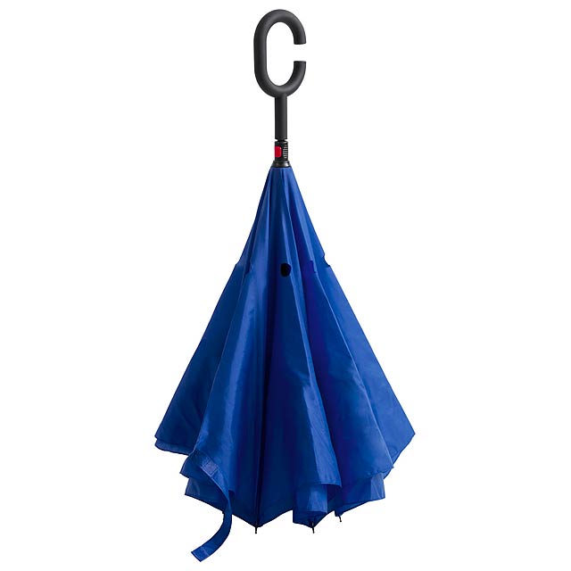 Hamfrek oboustranný deštník - modrá