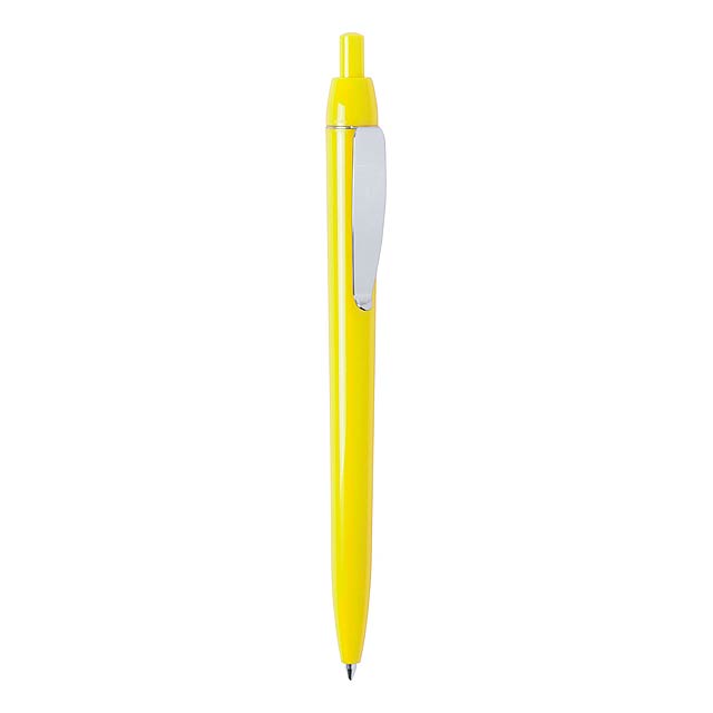 Glamour kuličkové pero - žltá