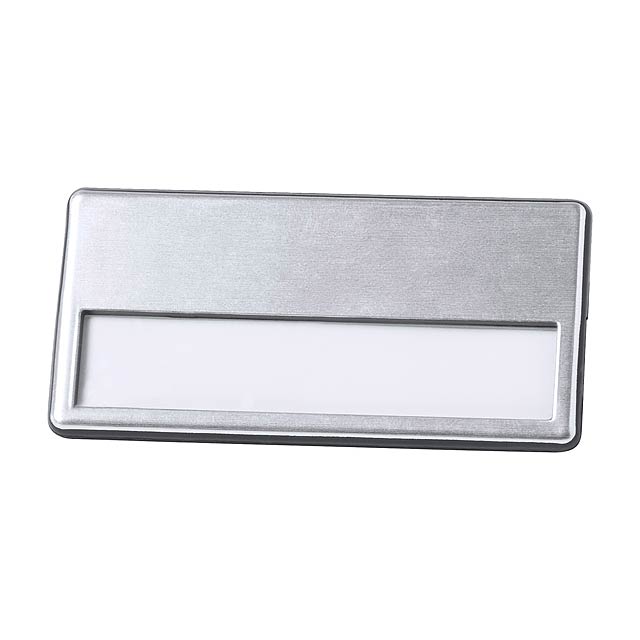 Upsin - name tag - silver