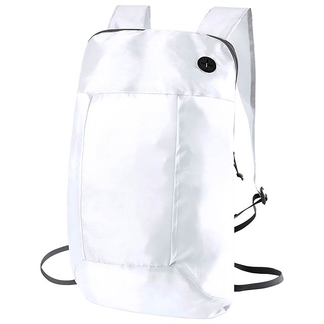 Signal - foldable backpack - white