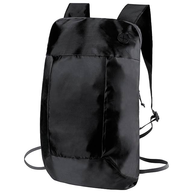 Signal - faltbarer Rucksack - schwarz