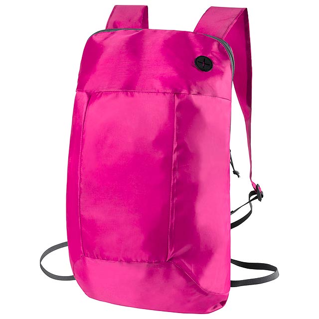 Signal - foldable backpack - fuchsia