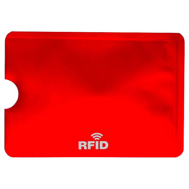 Becam obal na kreditní karty - červená