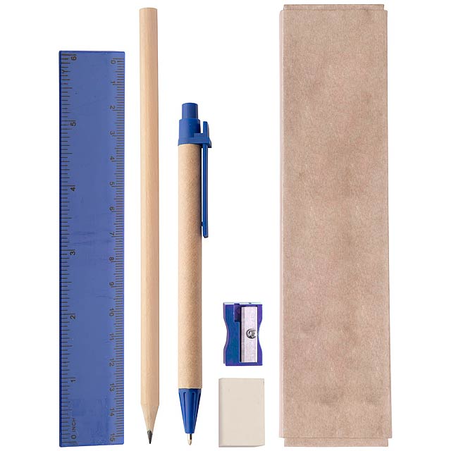 Gabon - stationery set - blue