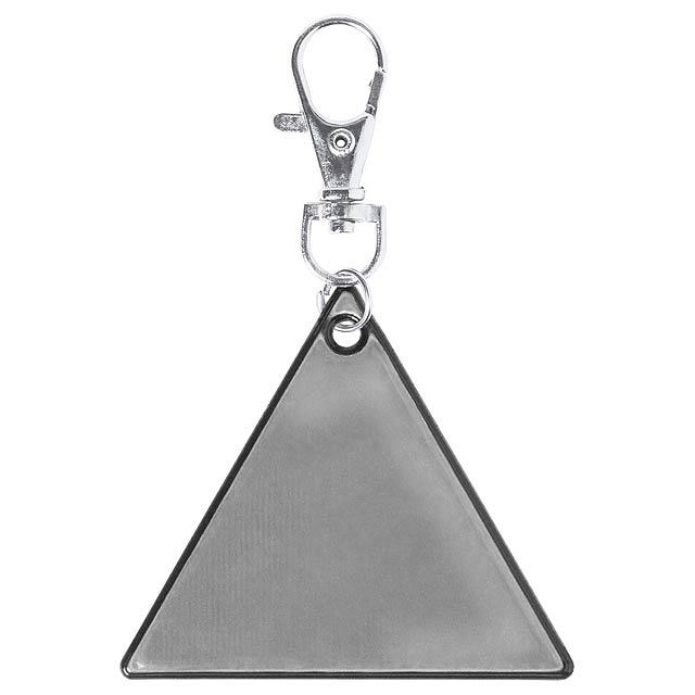 Koreflec - reflective keyring - silver