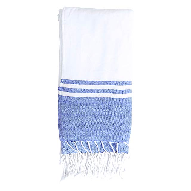Minerva plážový ručník - modrá