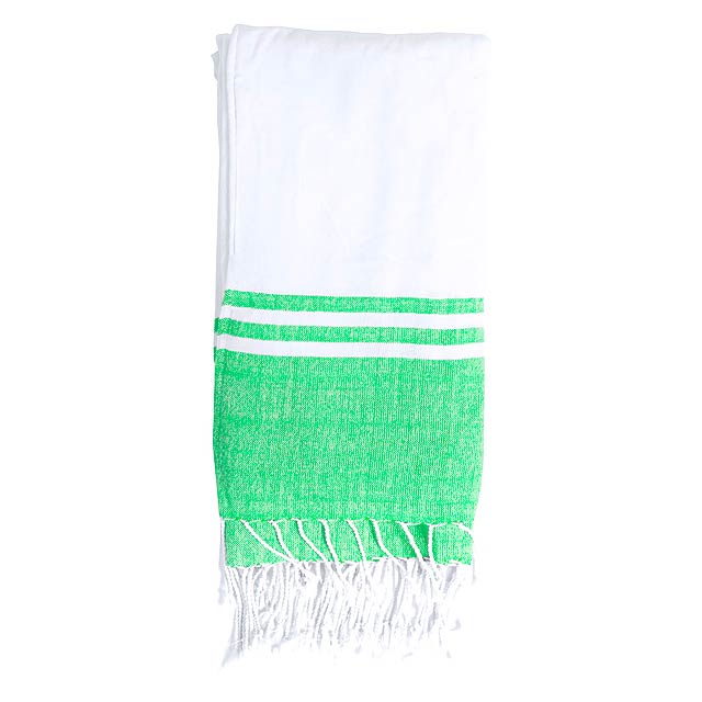 Minerva - beach towel - lime