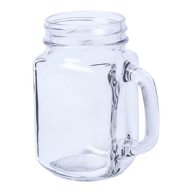 Meltik - mason jar drinking glass - multicolor