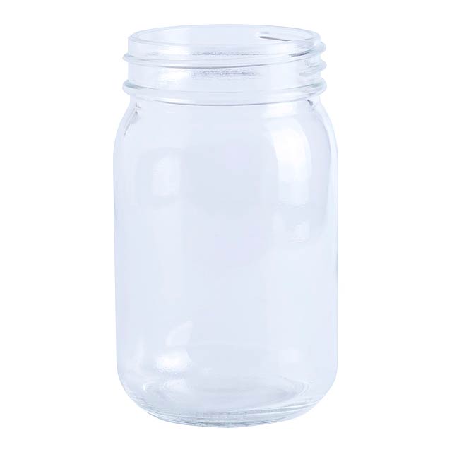 Drunax - mason jar drinking glass - multicolor