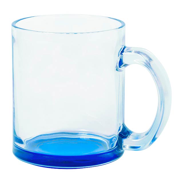 Bitrok skleněný hrnek - modrá