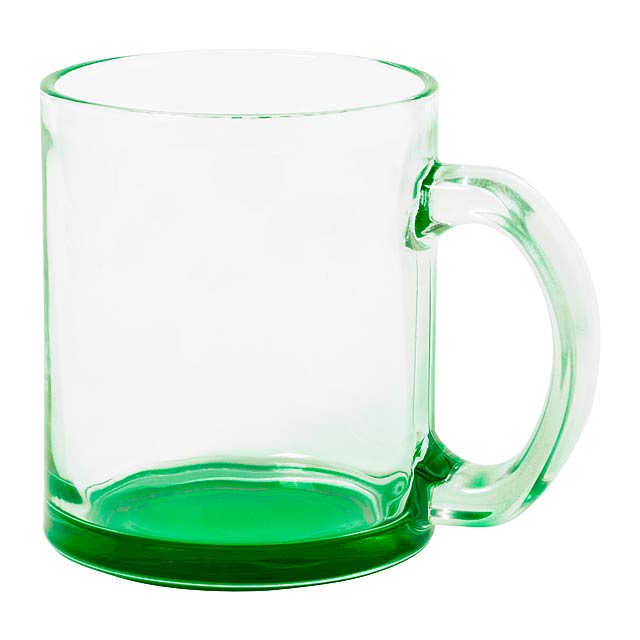 Bitrok - glass mug - green