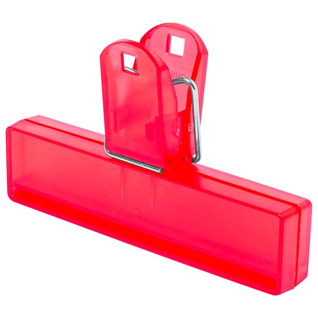 Flint - bag sealing clip - red