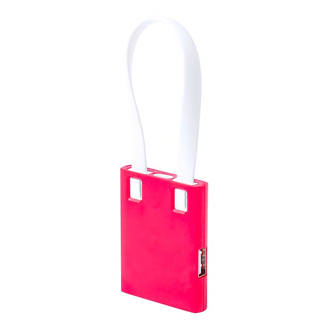 Yurian USB hub - červená