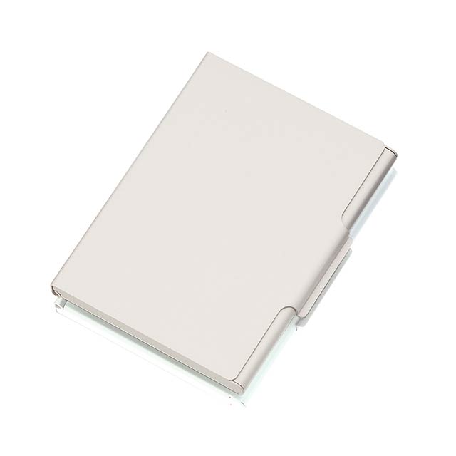 Hliníkové pouzdro na paměťové karty (SIM, SD, MiniSD).  - strieborná - foto