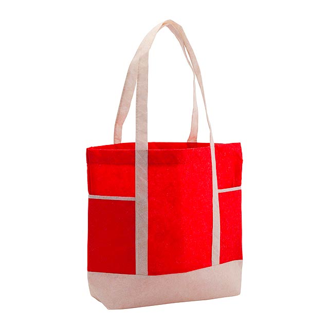 Carole nákupní taška - červená