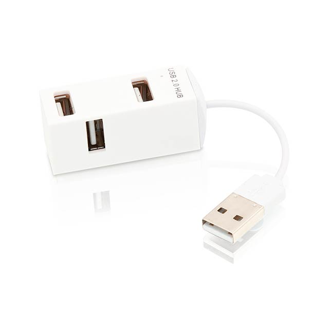 Geby USB hub - bílá