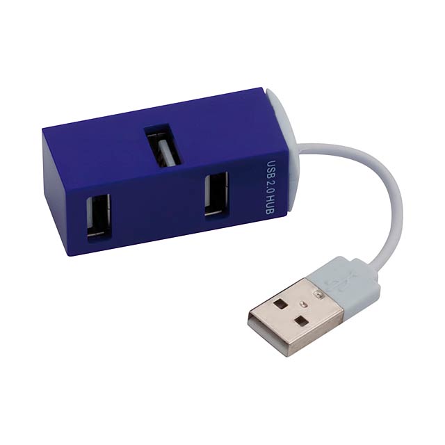 Geby USB hub - modrá