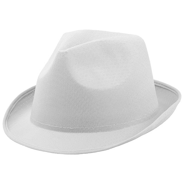 Braz klobouk - biela