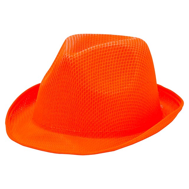 Braz klobouk - oranžová