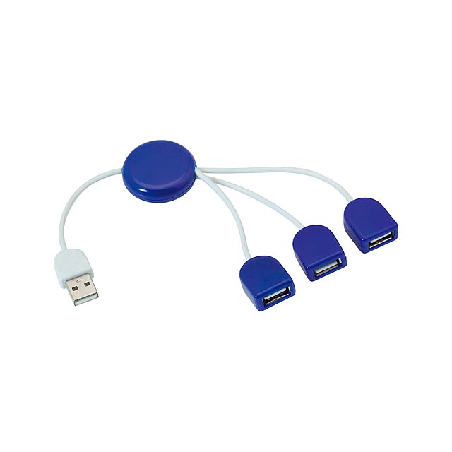 POD  USB hub - modrá