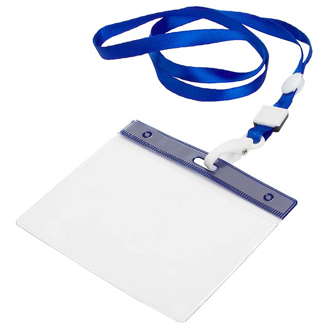 Badge lanyard - blue