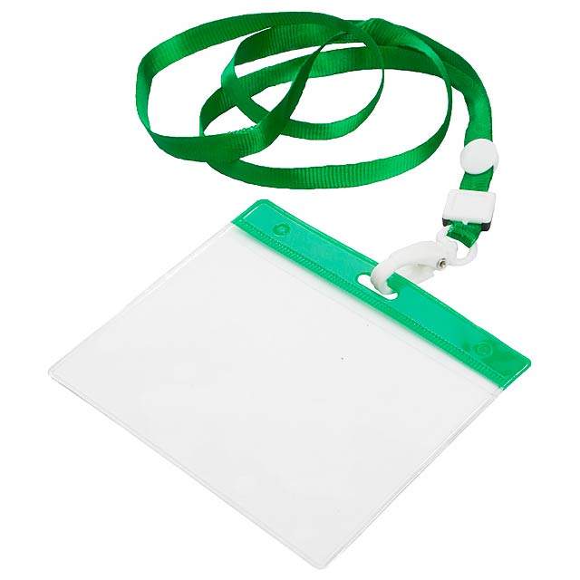 Badge lanyard - green