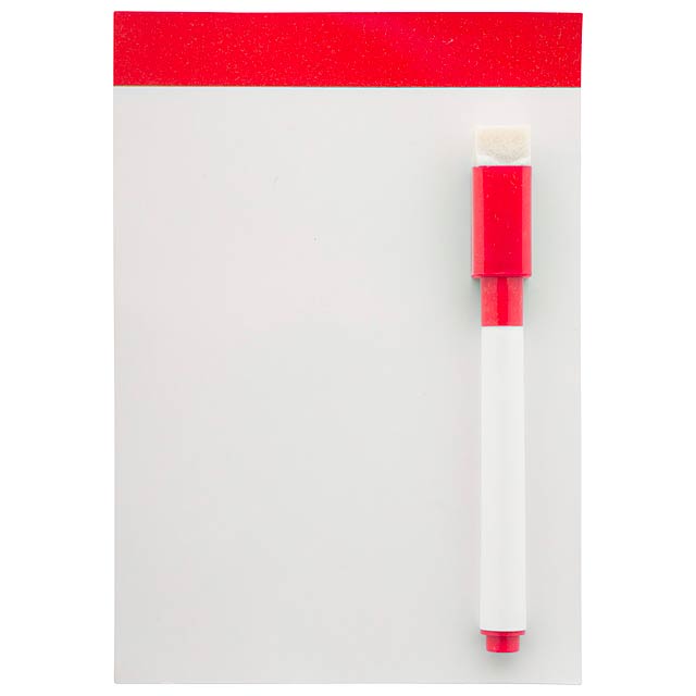 Magnetic whiteboard - red