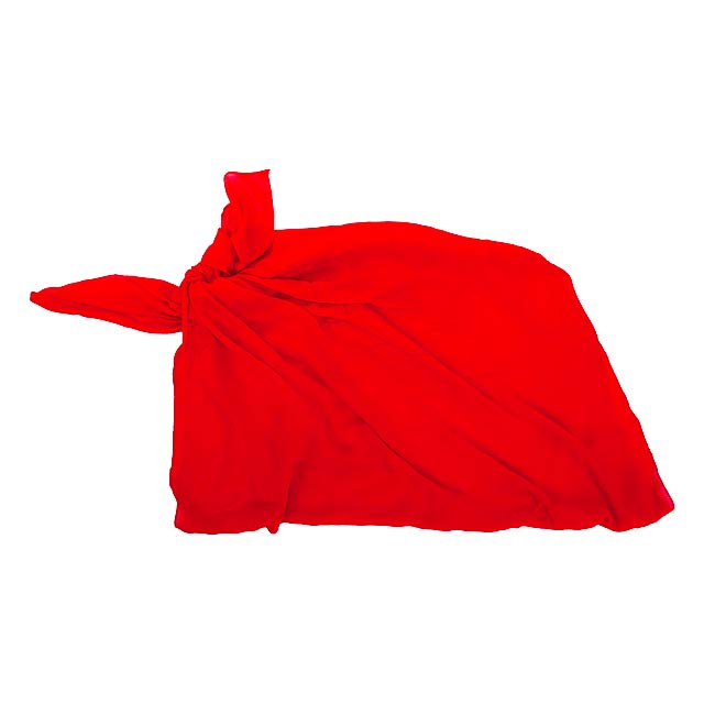 Duma plážový šátek - červená
