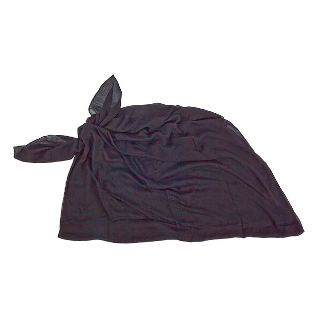 Duma plážový šátek - čierna