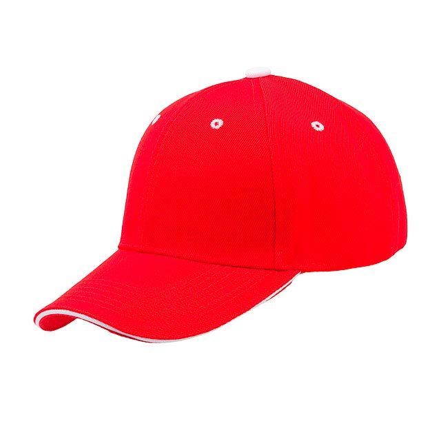 Mision basebalová čepice - červená