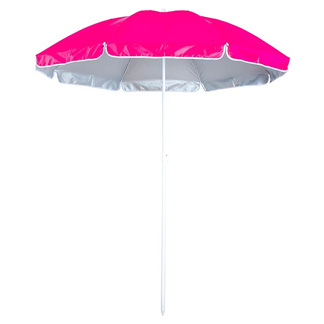 Taner plážový deštník - fuchsiová (tm. růžová)