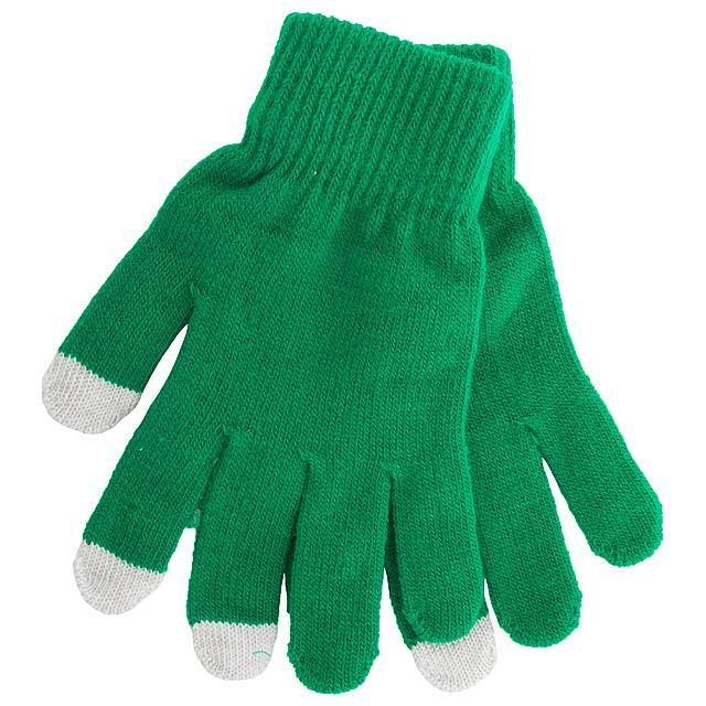 Touch screen gloves - green