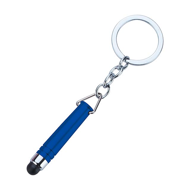 Indur klíčenka s dotykovým perem - modrá